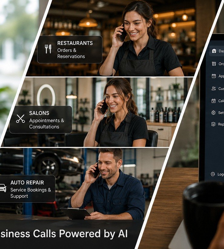 Industry-specific business call workflows